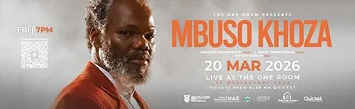 Mbuso Khoza ticket vendor banner