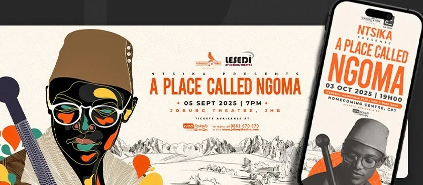 A Place Called Ngoma illustrated banner and story format
